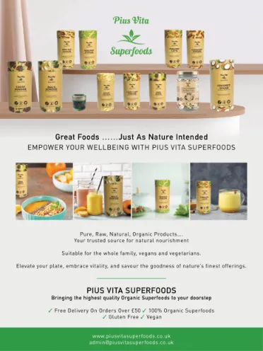 Pure, Raw, Natural, Organic Products that are good for You and for the Environment!
